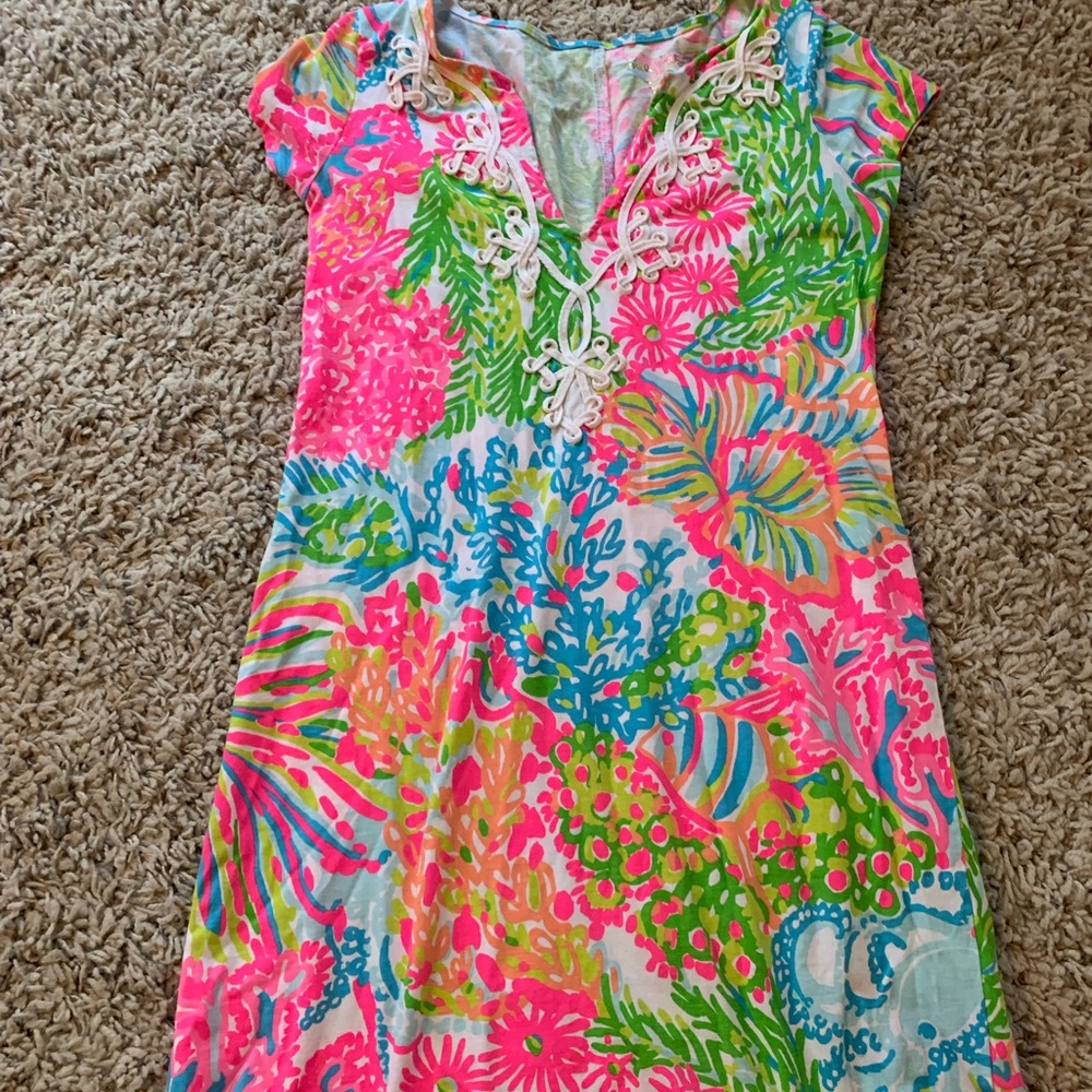 Lily Pulitzer bright patterned soft dress